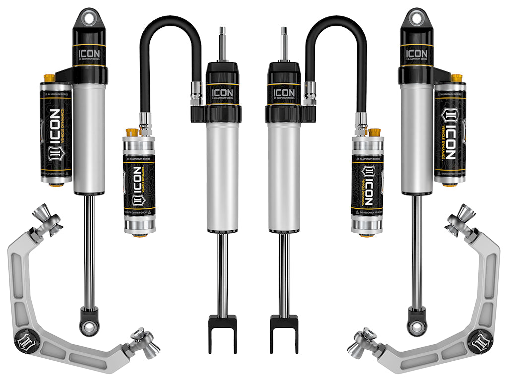 ICON Vehicle Dynamics 2020-2026 GM 2500/3500 HD, 0-2" Lift, Stage 3 Suspension System, Billet