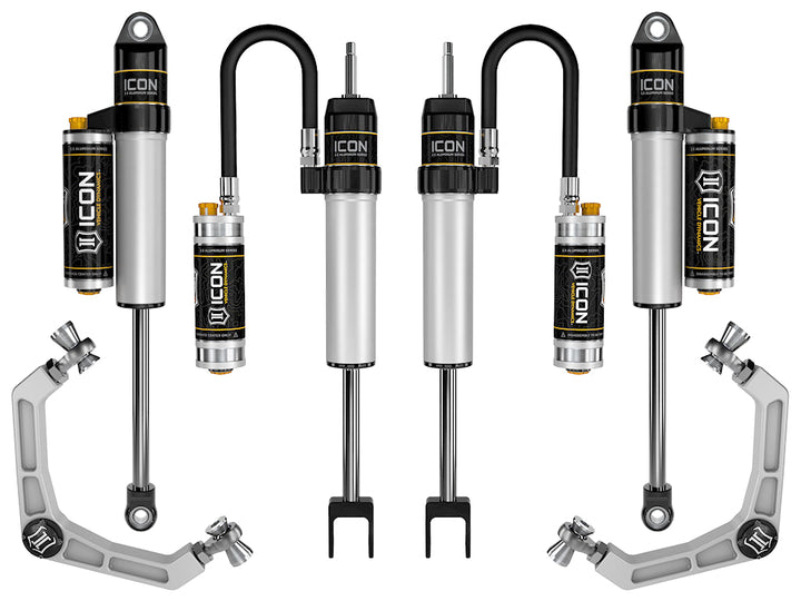 ICON Vehicle Dynamics 2020-2026 GM 2500/3500 HD, 0-2" Lift, Stage 3 Suspension System, Billet