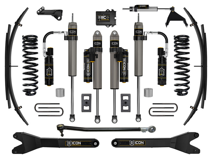 ICON Vehicle Dynamics 2023-2026 Ford F-250/F-350 Super Duty 4WD, Diesel, 2.5" Lift, Stage 6 Suspension System w/ Radius Arms and Expansion Packs