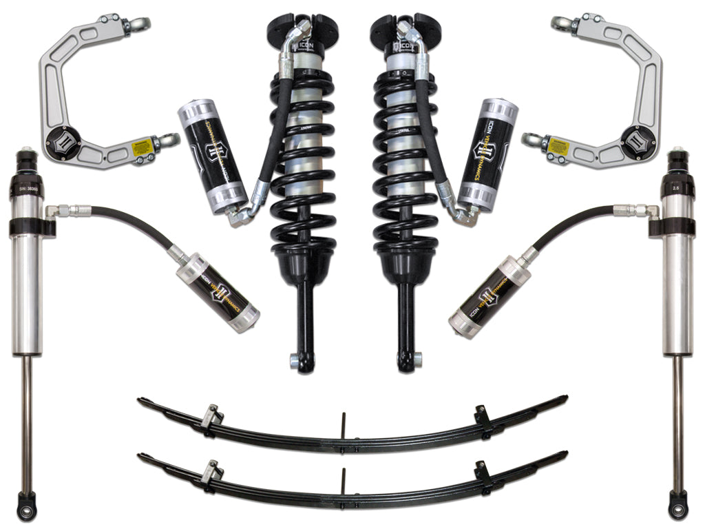 ICON Vehicle Dynamics 2005-2015 Toyota Tacoma 0-3.5" Lift, Stage 5 Suspension System, Billet