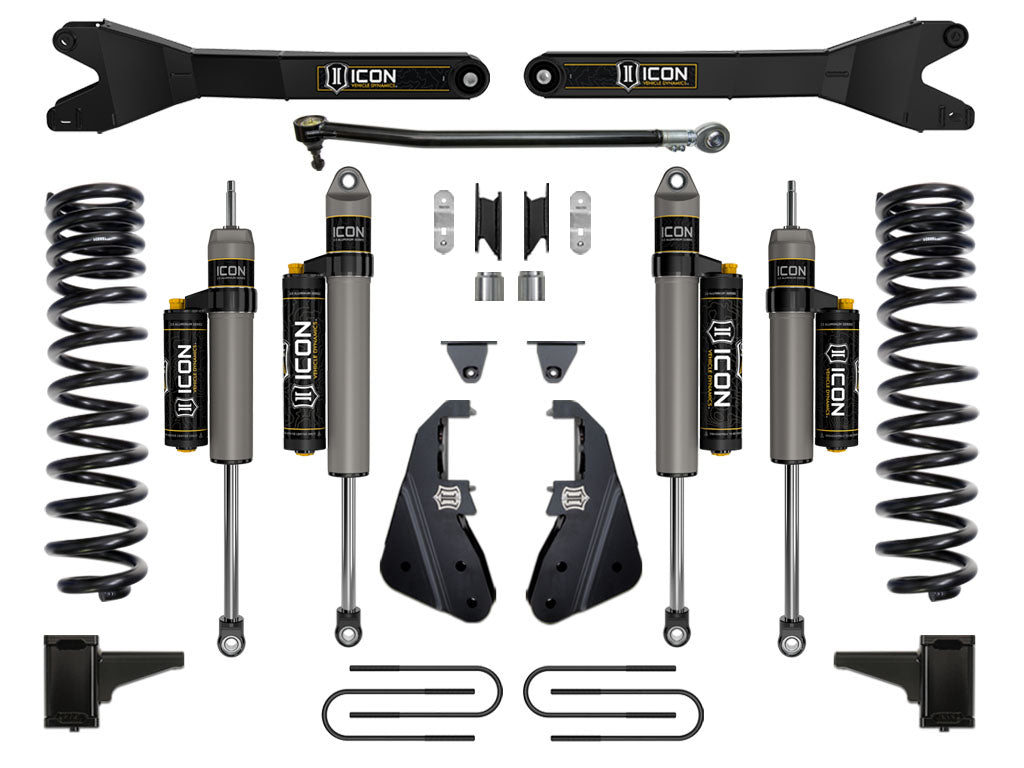 ICON Vehicle Dynamics 2017-19 Ford F250/F350, 4.5" Lift, Stage 4 Suspension System, w/Radius Arm
