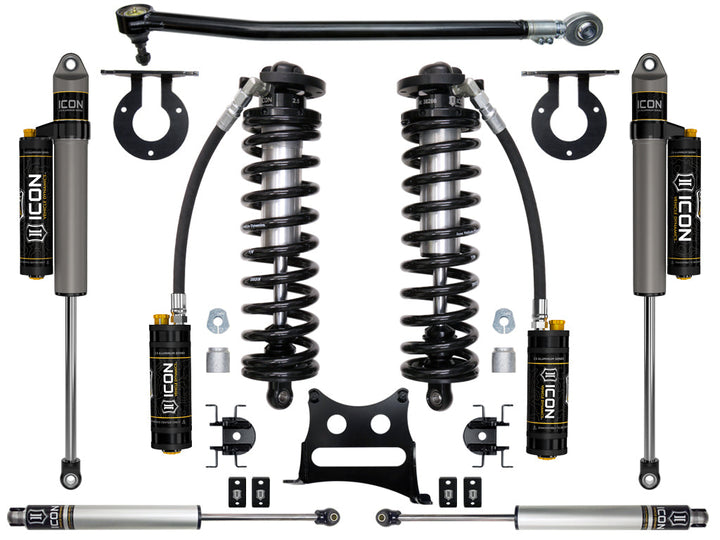 ICON Vehicle Dynamics 2017-2022 Ford F250/F350, 2.5-3" Lift, Stage 4 Coilover Conversion System