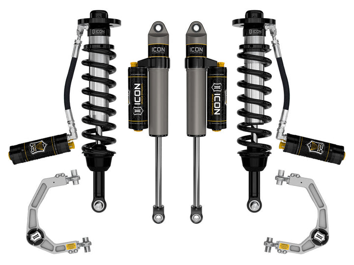 ICON Vehicle Dynamics 2021-2026 Ford F-150 Tremor, 2.5-3" Lift, Stage 4 Suspension System, Billet, CDCV