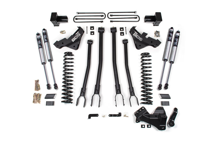 BDS Suspension 4 Inch Lift Kit w/ 4-Link Ford F450 Super Duty 2020-2022 4WD - FOX 2.0 Performance Series