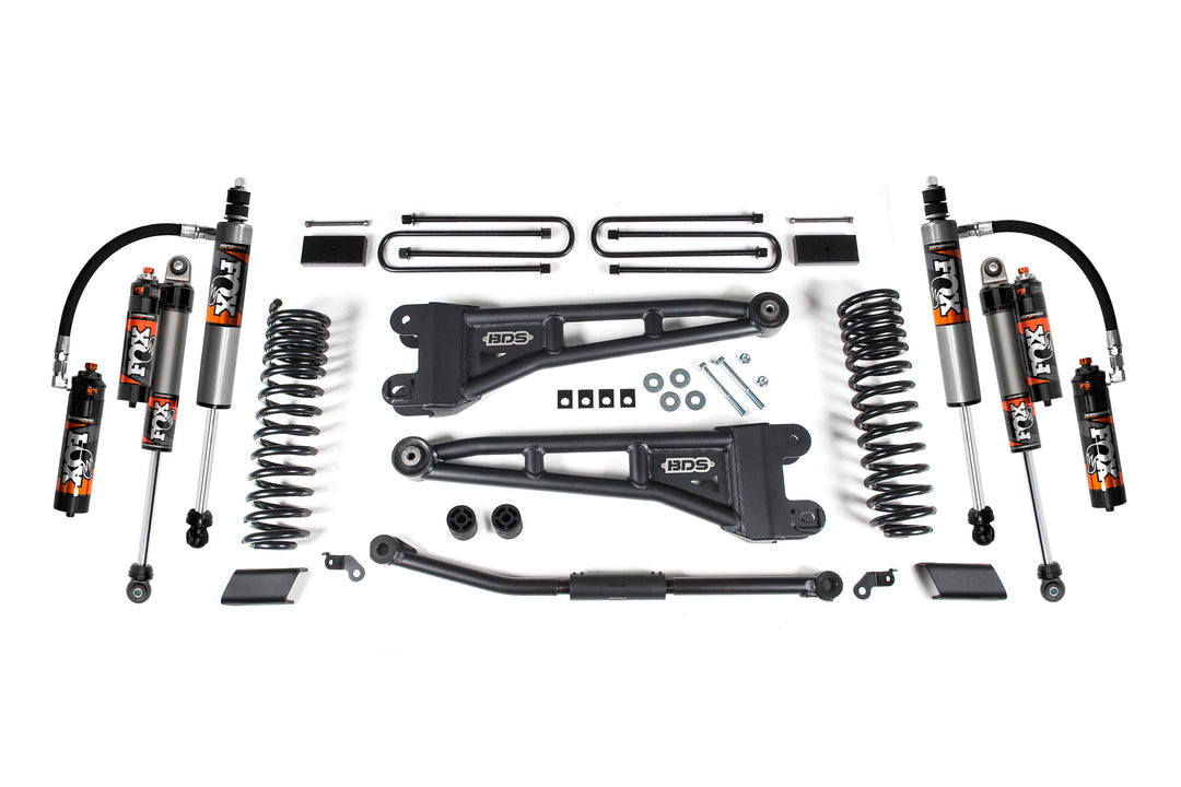 BDS Suspension 2.5 Inch Lift Kit w/ Radius Arm Ford F450 Super Duty 2023-2026 - FOX 2.5 Performance Elite