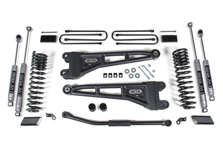 BDS Suspension 2.5 Inch Lift Kit w/ Radius Arm Ford F450 Super Duty 2023-2026 - NX2 Nitro Series
