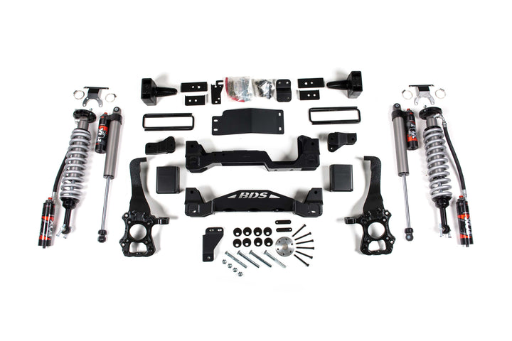 BDS Suspension 4 Inch Lift Kit FOX 2.5 Performance Elite Coil-Over Ford F150 2015-2020 4WD - FOX 2.5 Performance Elite