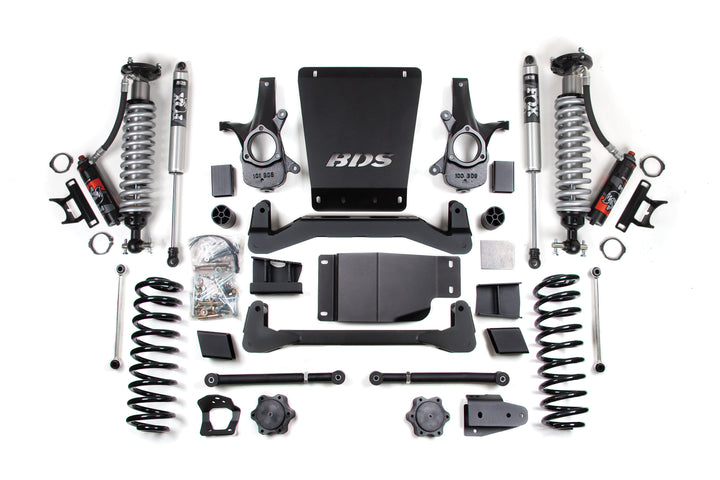 BDS Suspension 6 Inch Lift Kit FOX 2.5 Performance Elite Coil-Over Chevy/GMC Avalanche, Surburban, Tahoe, or Yukon 1500 2007-2014 4WD