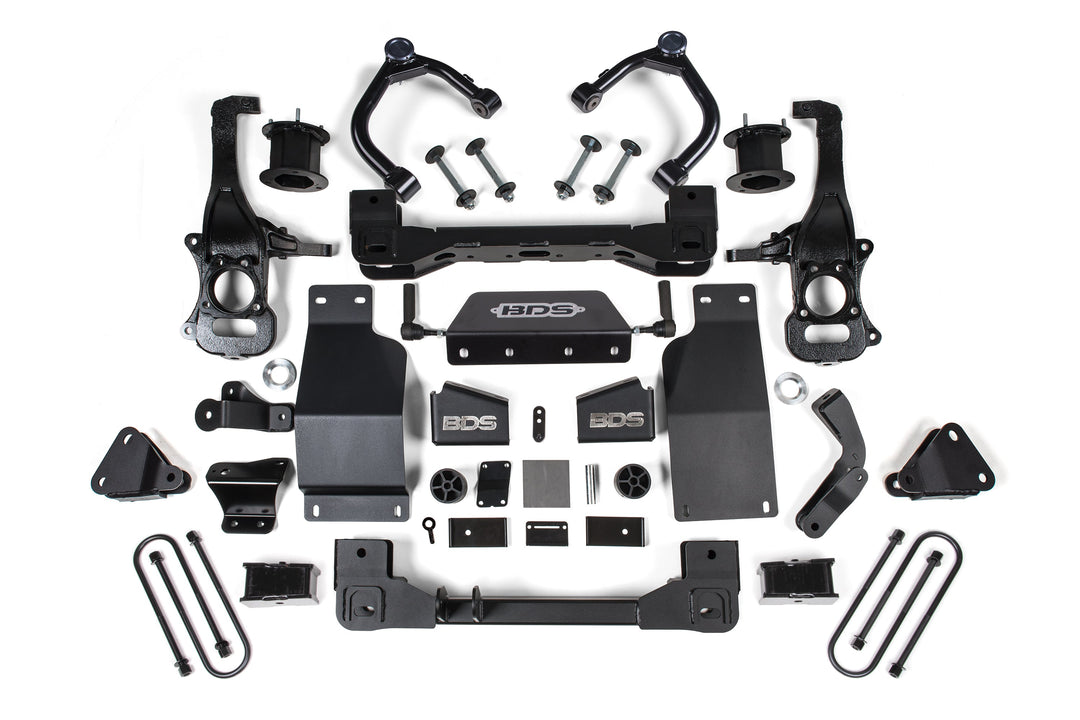 BDS Suspension 4 Inch Lift Kit Adaptive Ride Control Only Chevy Silverado High Country or GMC Denali 1500 2025-2026 4WD Diesel
