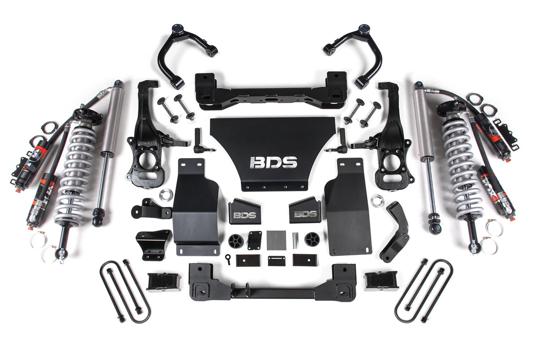 BDS Suspension 4 Inch Lift Kit FOX Coil-Over Chevy Silverado or GMC Sierra 1500 2025-2026 4WD Gas