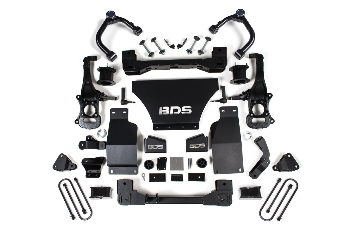 BDS Suspension 4 Inch Lift Kit Adaptive Ride Control Only Chevy Silverado High Country or GMC Denali 1500 2025-2026 4WD Gas