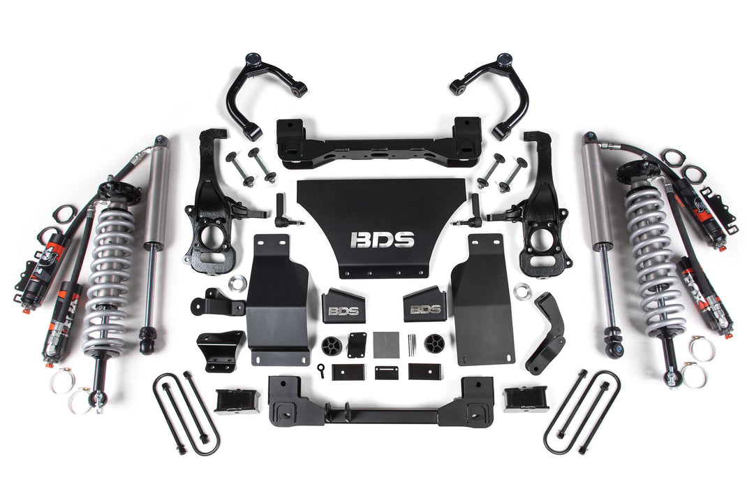BDS Suspension 2.5 Inch Lift Kit FOX Coil-Over Chevy Trail Boss or GMC AT4 1500 2025-2026 4WD Gas