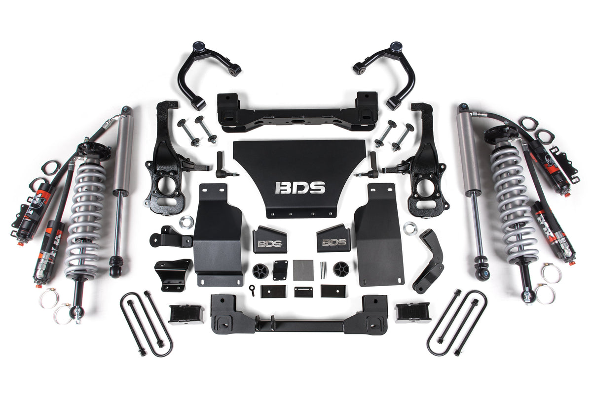 BDS Suspension 2.5 Inch Lift Kit FOX Coil-Over Chevy Trail Boss or GMC AT4 1500 2025-2026 4WD Gas