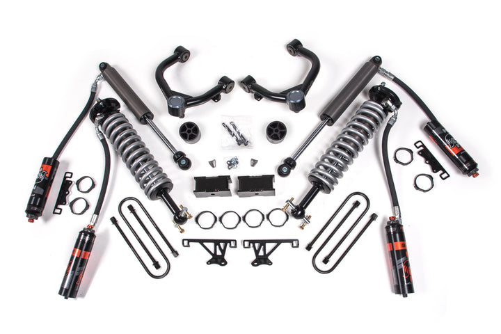 BDS Suspension 3.5 Inch Lift Kit FOX Coil-Over Chevy Silverado or GMC Sierra 1500 2025-2026 4WD - FOX 2.5 Performance Elite Coil-Over / FOX 2.5 Performance Elite Series Shock