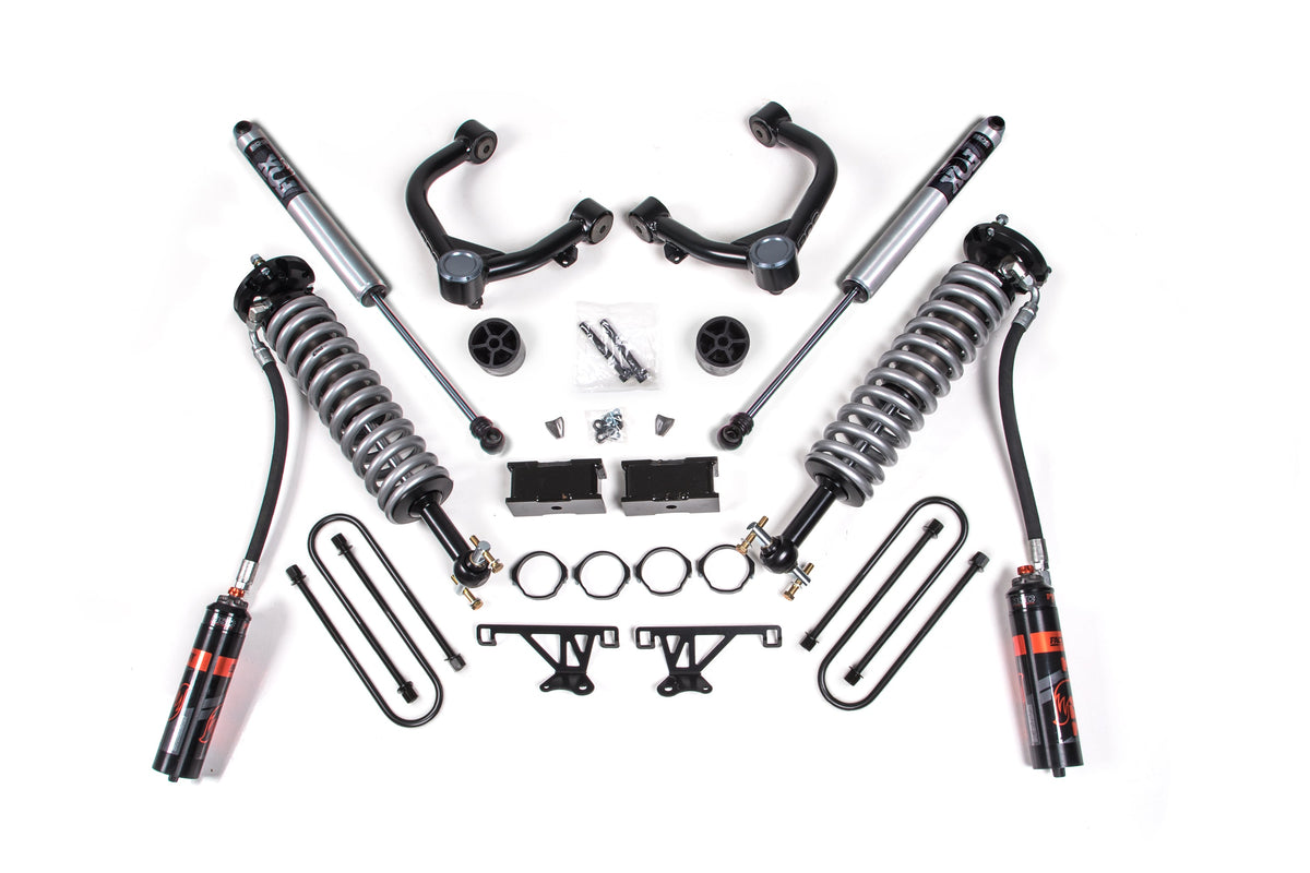 BDS Suspension 3.5 Inch Lift Kit FOX Coil-Over Chevy Silverado or GMC Sierra 1500 2025-2026 4WD - FOX 2.5 Performance Elite Coil-Over / FOX 2.0 Performance Series Shock