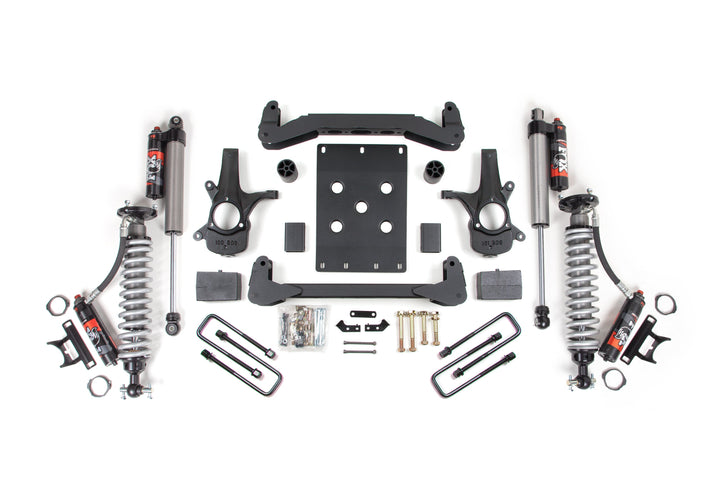 BDS Suspension 4 Inch Lift Kit FOX Performance Elite Coilover Chevy Silverado or GMC Sierra 1500 2007-2013 2WD - Block Kit / FOX 2.5 Performance Elite
