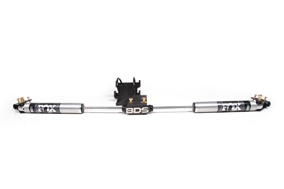 BDS Suspension Dual Steering Stabilizer Kit w/ FOX 2.0 Performance Shocks Ford F450/F550 Super Duty 2017-2026 &amp; F600 Super Duty 2020-2025 4WD