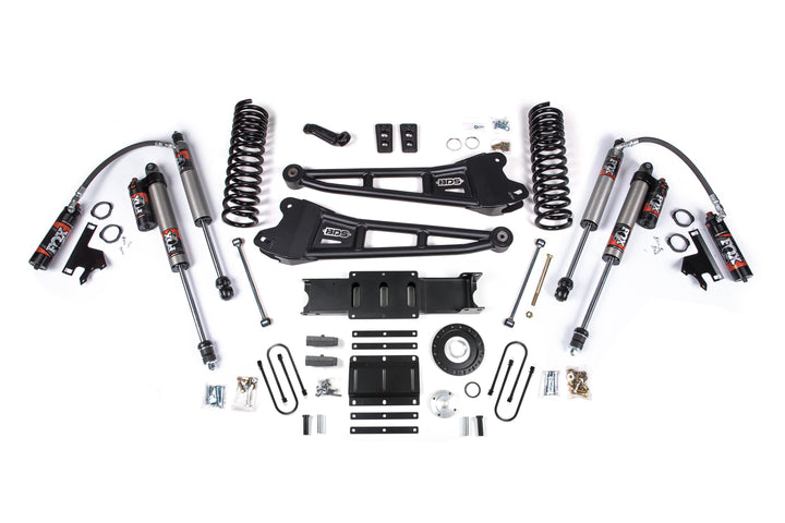 BDS Suspension 6 Inch Lift Kit w/ Radius Arm Ram 3500 2013-2018 4WD Diesel - 5 Inch Block Kit – 8 Bolt – FOX 2.5 Performance Elite