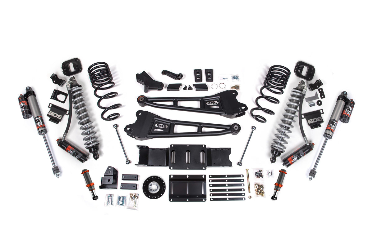 BDS Suspension 6 Inch Lift Kit w/ Radius Arms Extended Travel Ram 2500 2025-2027 4WD Diesel - Coil-Over/FOX 2.0 Hydro Bump Stop – FOX 2.5 Performance Elite