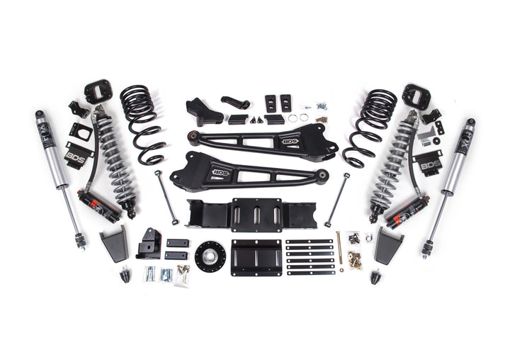 BDS Suspension 6 Inch Lift Kit w/ Radius Arms Extended Travel Ram 2500 2025-2027 4WD Diesel - Coil-Over/Rubber Bump Stop – FOX 2.5 Performance Series HTO