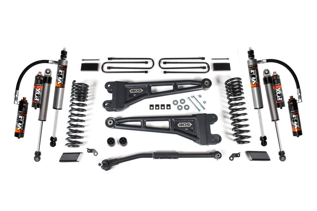 BDS Suspension 3 Inch Lift Kit w/ Radius Arm Ford F250/F350 Super Duty 2023-2026 4WD - FOX 2.5 Performance Elite
