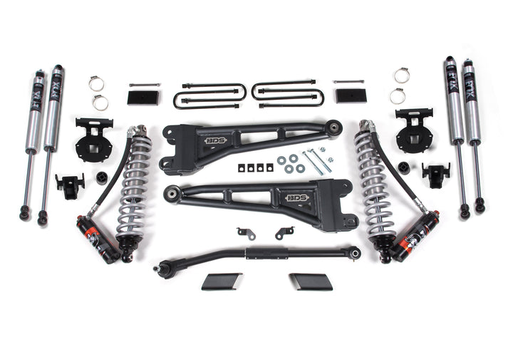BDS Suspension 3 Inch Lift Kit w/ Radius Arm FOX 2.5 Coilover Conversion - Performance Elite Ford F250/F350 Super Duty 2023-2026 4WD - FOX 2.0 Performance Series