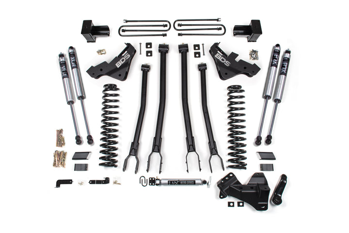BDS Suspension 5 Inch Lift Kit w/ 4-Link Ford F350 Super Duty DRW 2023-2026 4WD Gas - FOX 2.0 Performance Series