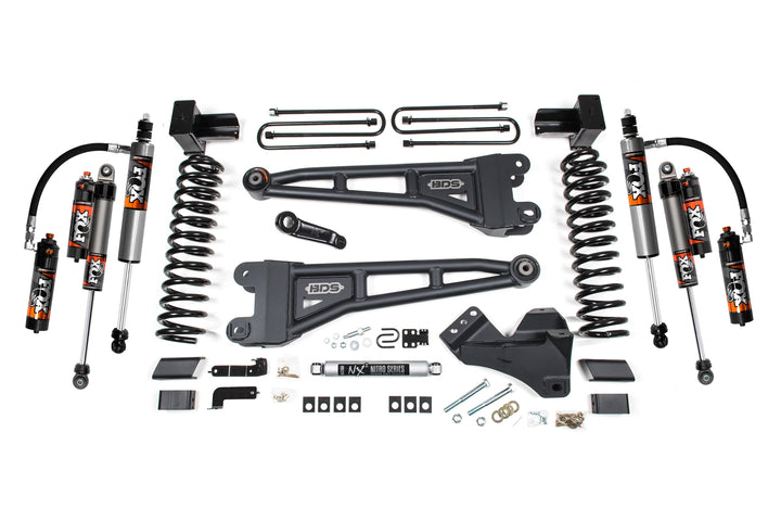 BDS Suspension 5 Inch Lift Kit w/ Radius Arm Ford F350 Super Duty DRW 2023-2026 4WD Diesel - FOX 2.5 Performance Elite