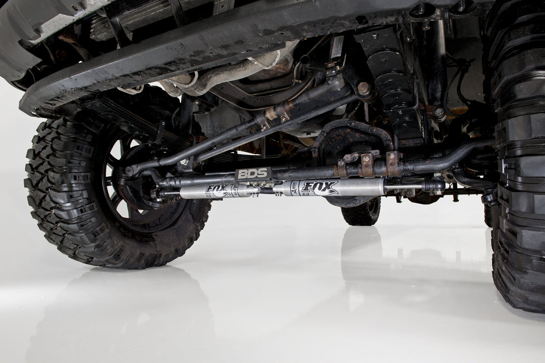 BDS Suspension Dual Steering Stabilizer Kit w/ FOX 2.0 Performance Shocks Ford F250/F350 Super Duty 1999-2004 4WD