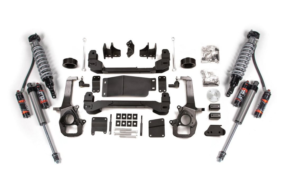 BDS Suspension 4 Inch Lift Kit FOX 2.5 Performance Elite Coil-Over Ram 1500 2012 4WD - 2 Inch Coil Spacer / FOX 2.5 Performance Elite