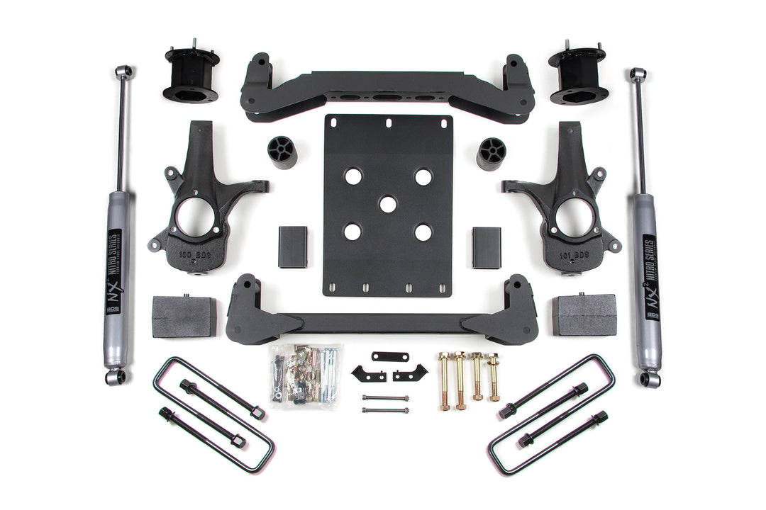 BDS Suspension 4.5 Inch Lift Kit Chevy Silverado or GMC Sierra 1500 2007-2013 2WD