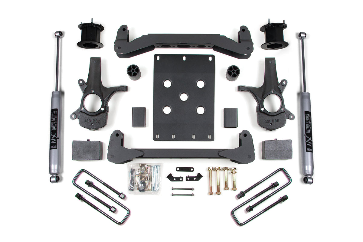 BDS Suspension 4.5 Inch Lift Kit Chevy Silverado or GMC Sierra 1500 2007-2013 2WD