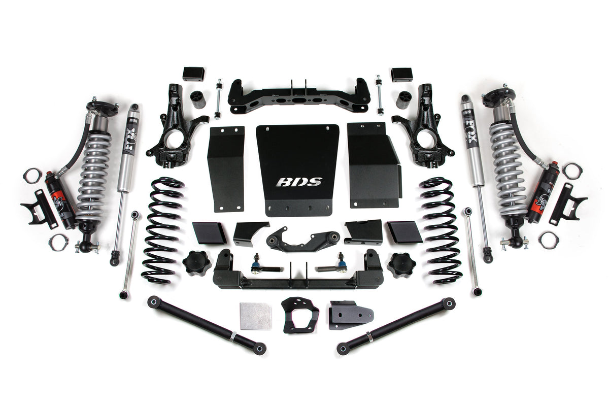 BDS Suspension 6 Inch Lift Kit FOX 2.5 Performance Elite Coilover Chevy/GMC Suburban, Tahoe, Yukon/XL 1500 2015-2019 4WD