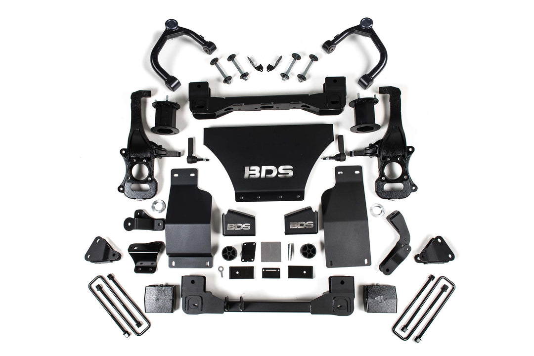BDS Suspension 4 Inch Lift Kit Chevy Silverado 1500 ZR2 &amp; GMC Sierra 1500 AT4X 2022-2026