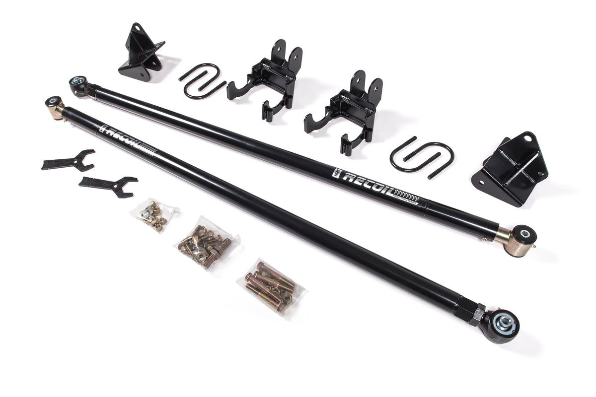 BDS Suspension Recoil Traction Bar Kit Ford F250/F350 Super Duty 1999-2016 - Short Bed