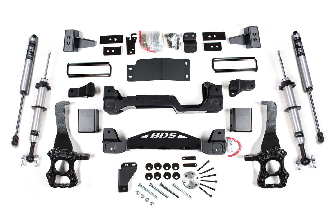 BDS Suspension 4 Inch Lift Kit FOX 2.0 IFP Strut Ford F150 2015-2020 4WD