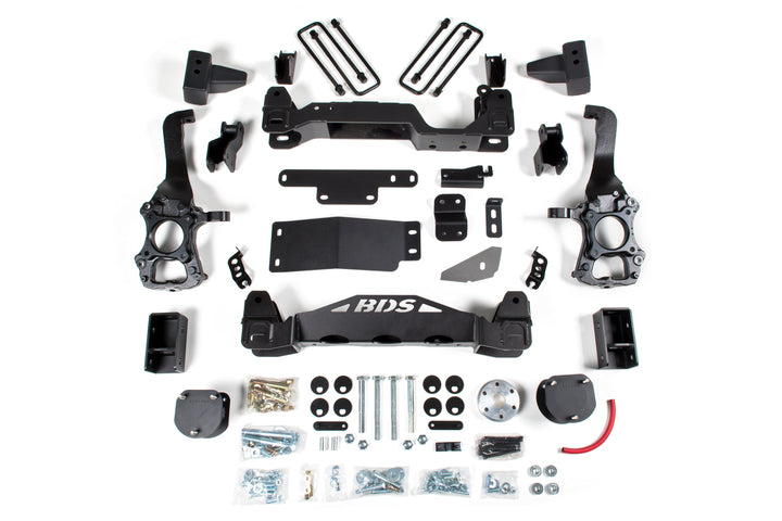 BDS Suspension 4 Inch Lift Kit Ford F150 Raptor 2017-2018 4WD - 5 Inch Block Kit