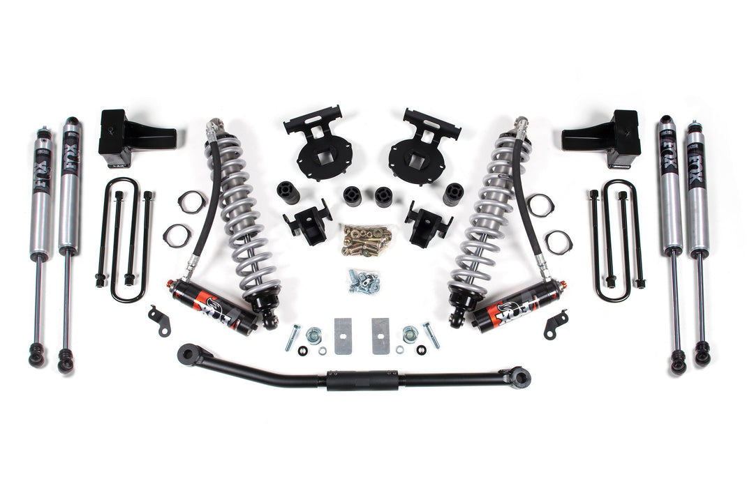BDS Suspension 2.5 Inch Lift Kit FOX 2.5 Performance Elite Coilover Conversion Ford F250/F350 Super Duty 2011-2016 4WD Diesel - 4 Inch Block Kit