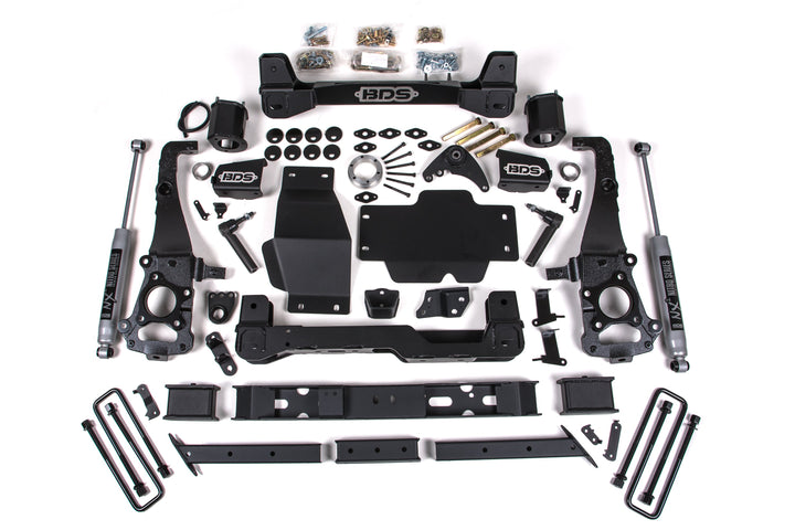 BDS Suspension 6 Inch Lift Kit Ford Ranger 2019-2023 4WD - NX2 Nitro Series / Cast Aluminum