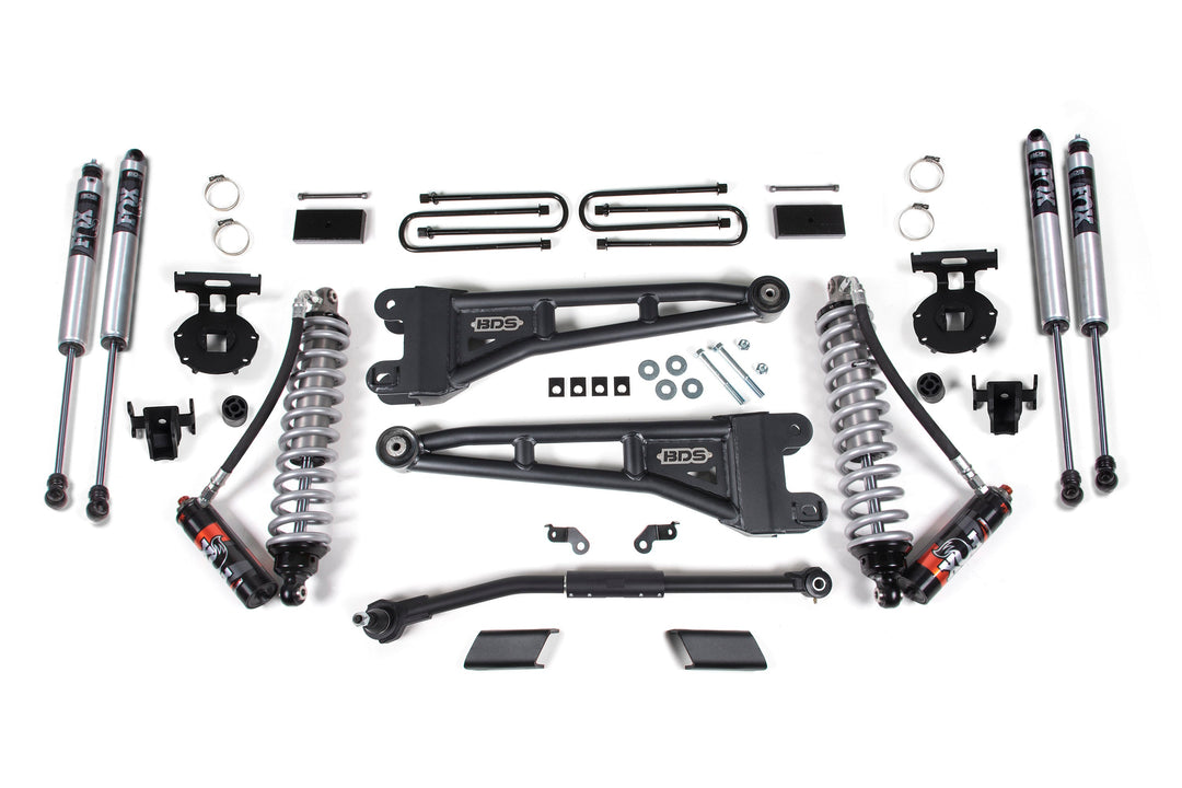BDS Suspension 3 Inch Lift Kit w/ Radius Arm FOX 2.5 Performance Elite Coil-Over Conversion Ford F250/F350 Super Duty 2020-2022 4WD Diesel