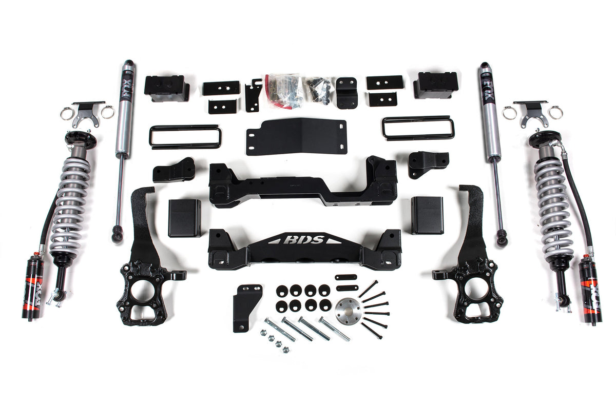 BDS Suspension 6 Inch Lift Kit FOX 2.5 Performance Elite Coil-Over Ford F150 2015-2020 4WD