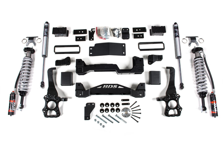 BDS Suspension 6 Inch Lift Kit FOX 2.5 Performance Elite Coil-Over Ford F150 2015-2020 4WD