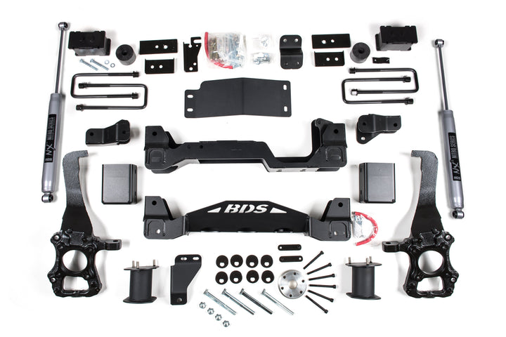 BDS Suspension 4 Inch Lift Kit Ford F150 2015-2020 4WD - 3 Inch Block Kit / NX2 Nitro Series