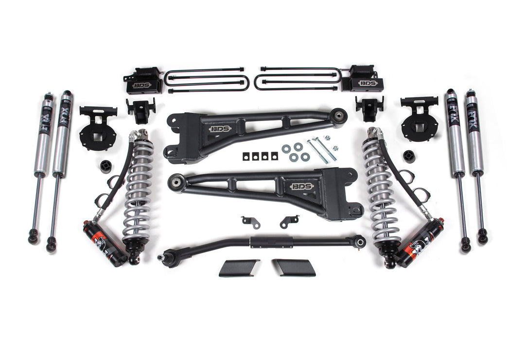 BDS Suspension 2.5 Inch Lift Kit w/ Radius Arm FOX 2.5 Performance Elite Coil-Over Conversion Ford F450 Super Duty 2020-2022 4WD