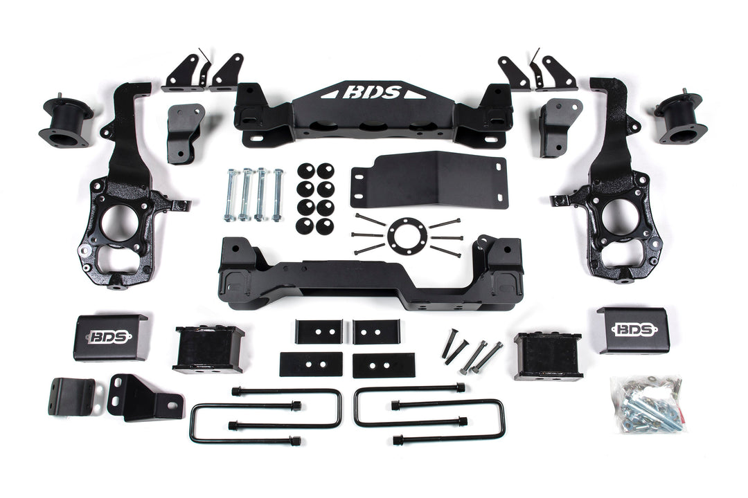BDS Suspension 6 Inch Lift Kit Ford F150 2021-2026 4WD CCD Equipped