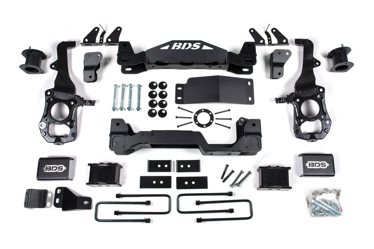 BDS Suspension 6 Inch Lift Kit Ford F150 2021-2026 4WD CCD Equipped