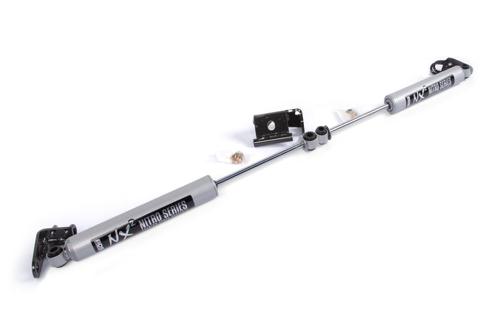 BDS Suspension Dual Steering Stabilizer Kit w/ NX2 Shocks Ford F150 2004-2008 4WD With BDS Replacement Struts