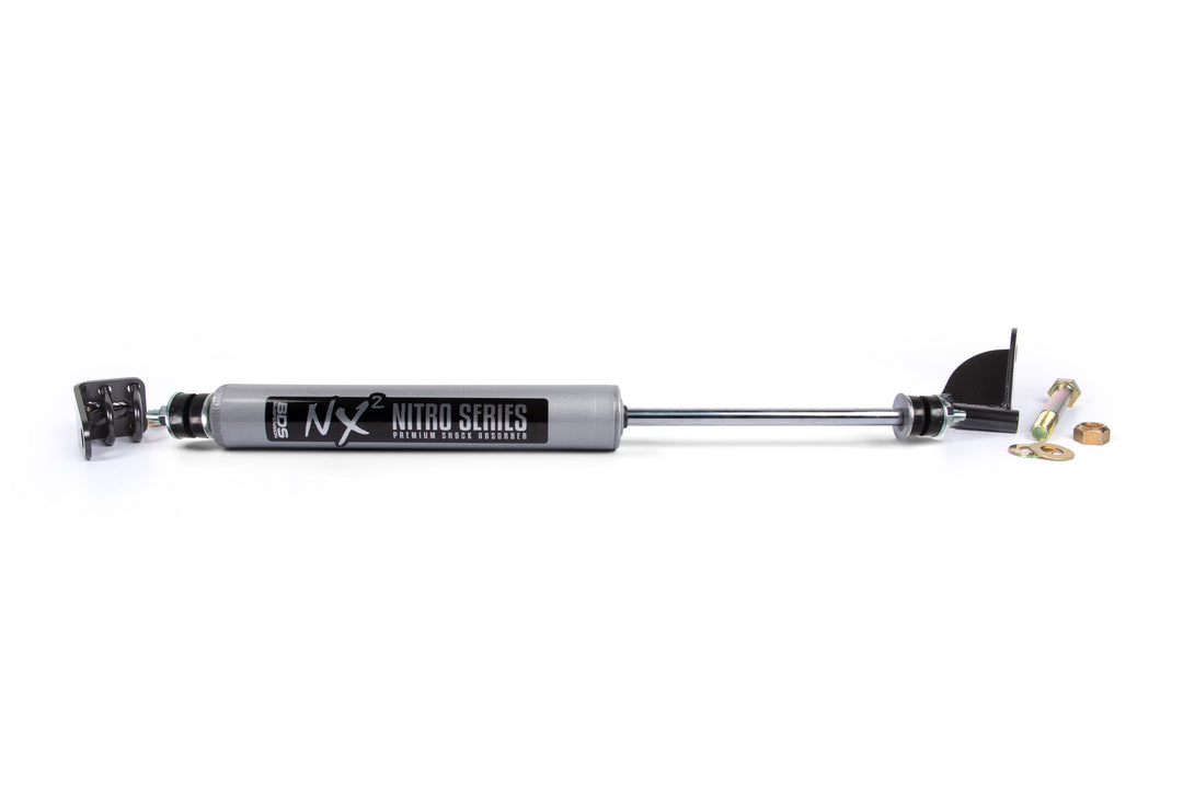 BDS Suspension Single Steering Stabilizer Kit w/ NX2 Shock Ford F150 2004-2008 4WD With BDS Strut Spacers