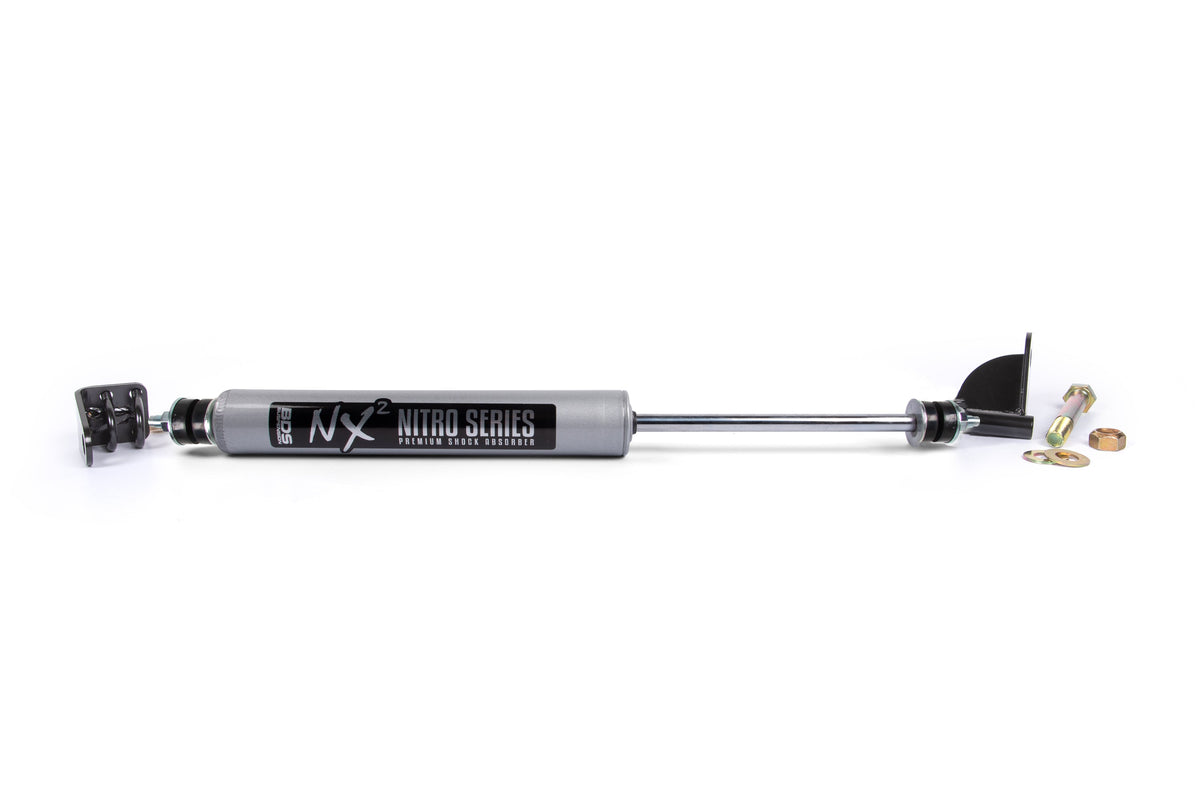 BDS Suspension Single Steering Stabilizer Kit w/ NX2 Shock Ford F150 2004-2008 4WD With BDS Strut Spacers