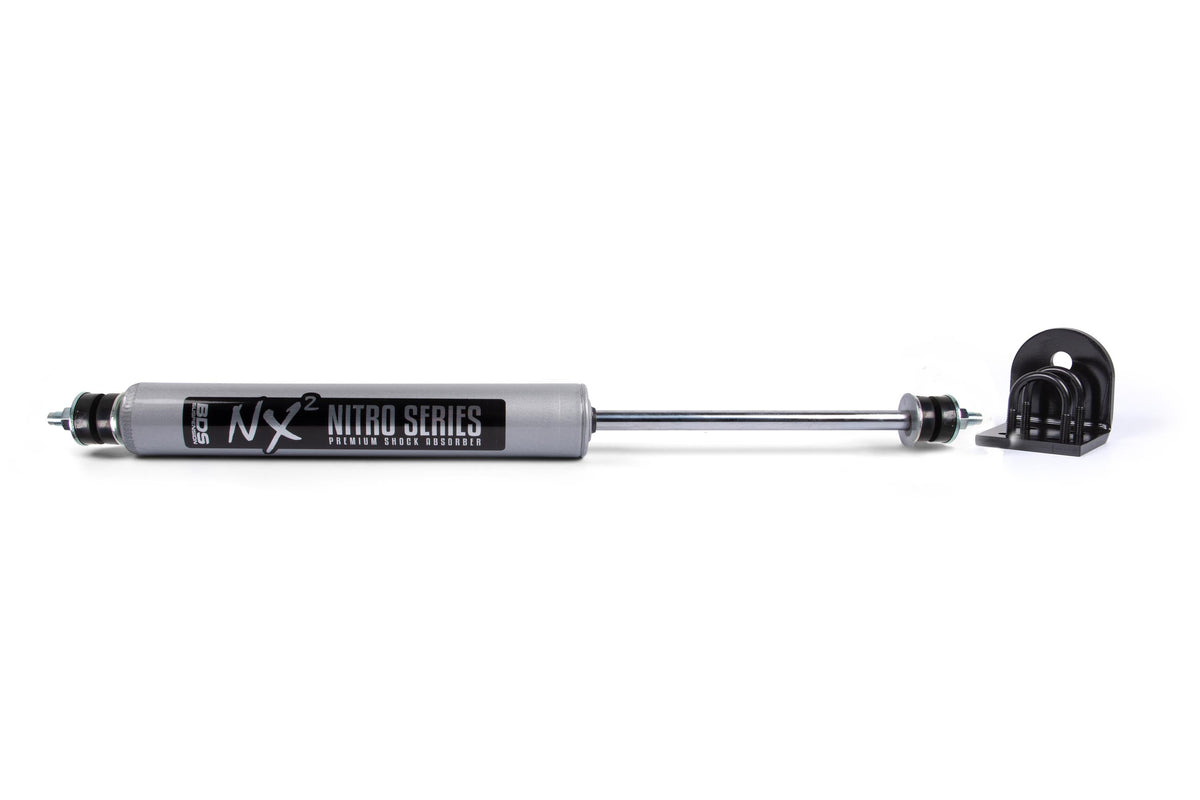 BDS Suspension Single Steering Stabilizer Kit w/ NX2 Shock Ford F150/Bronco 1980-1996 4WD With Quad Shocks